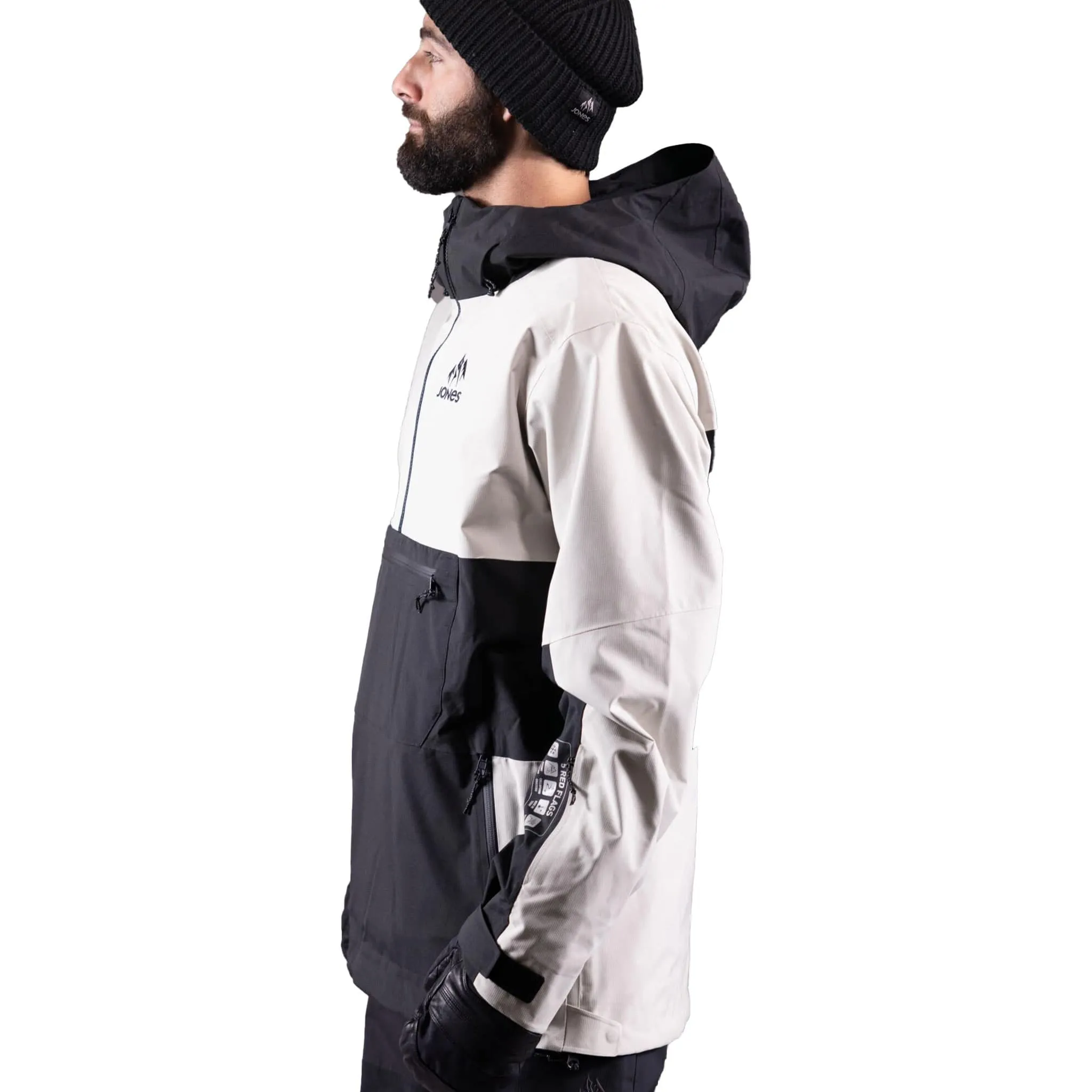 Jones MTN Surf Recycled Anorak Smoke Gray 2025