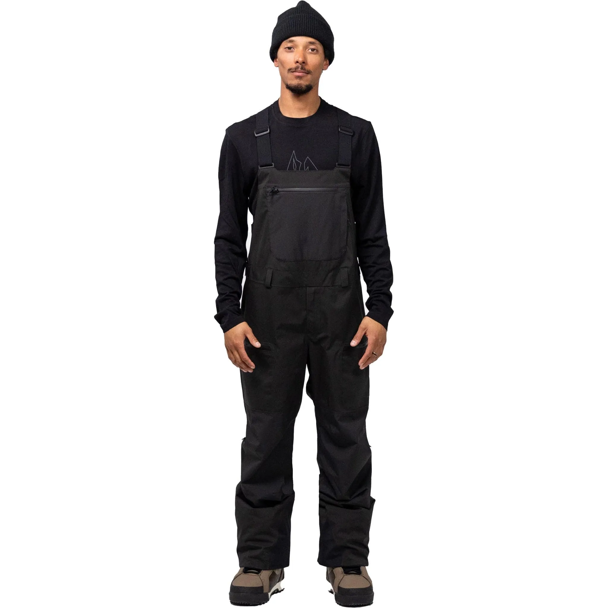 Jones MTN Surf Recycled Bib Stealth Black 2025