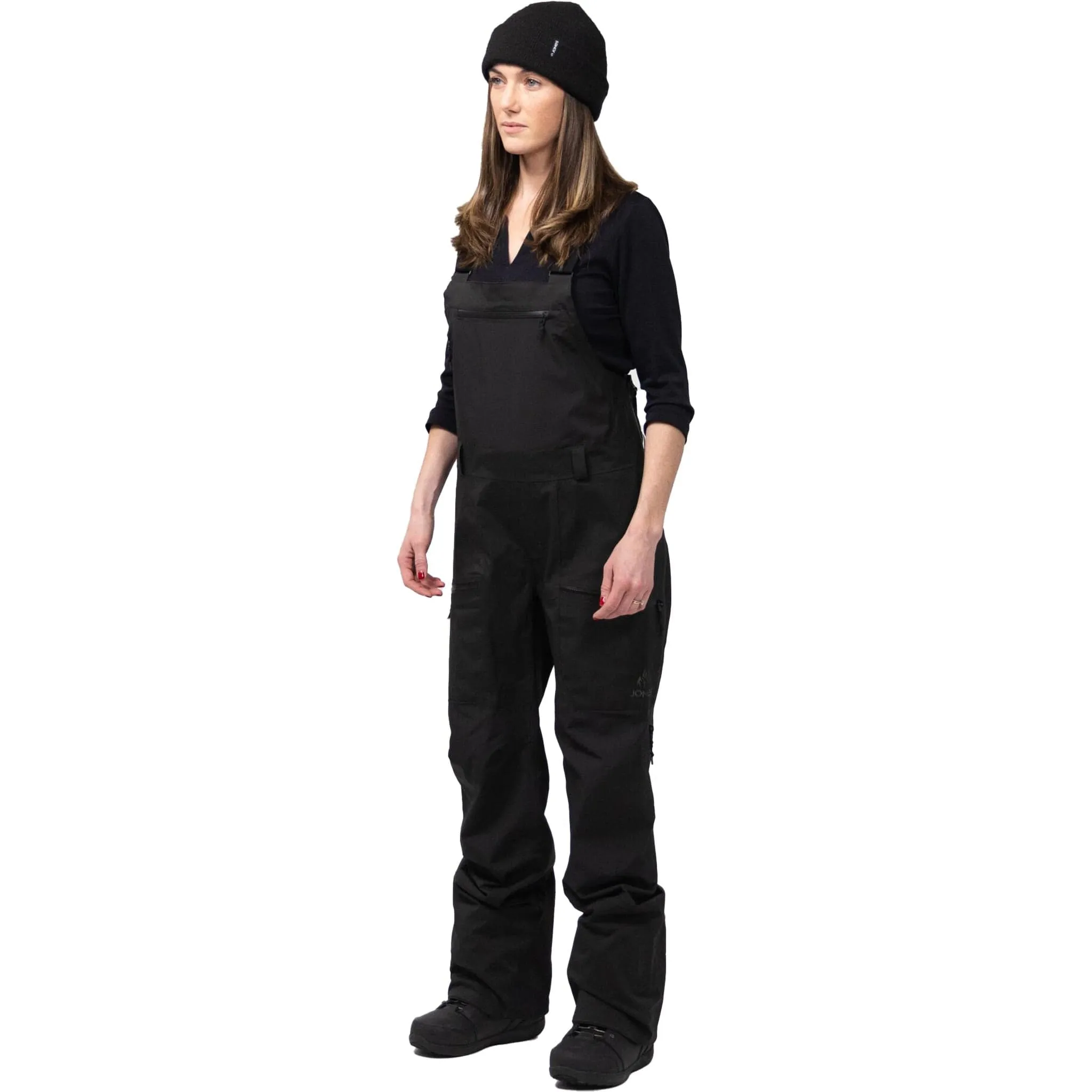 Jones Womens MTN Surf Recycled Bib Stealth Black 2025