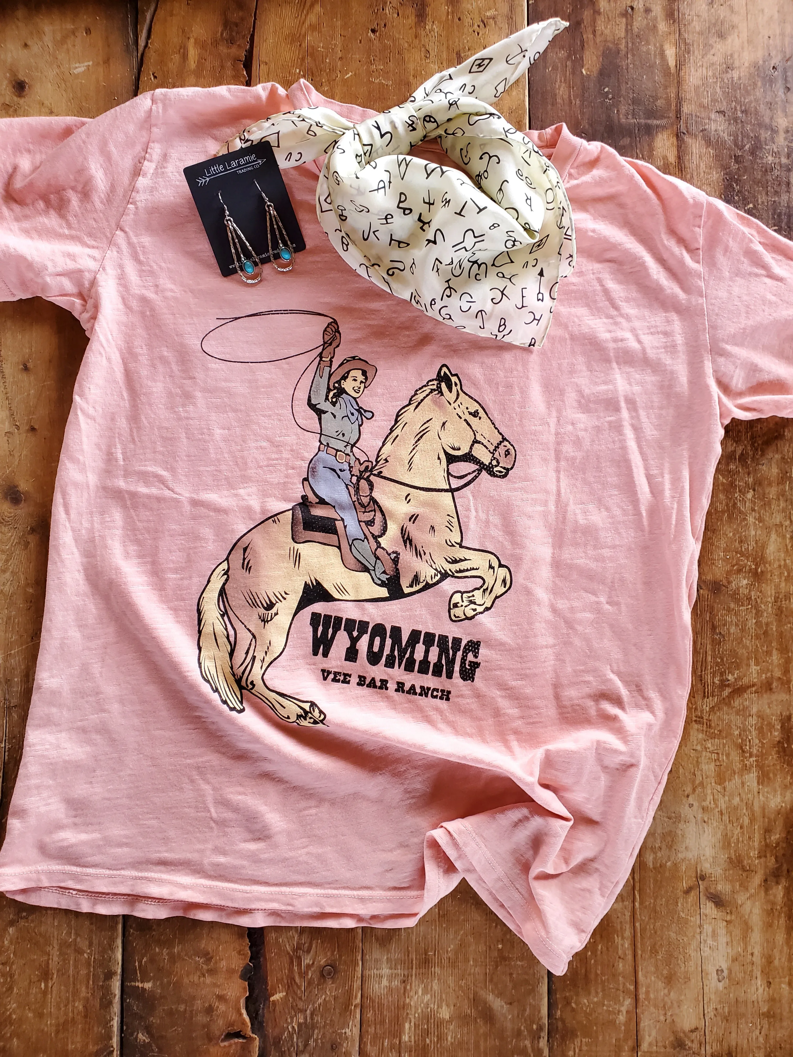 Jump Around Horse Cowgirl Tee