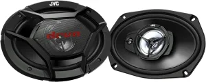 JVC 6"x9" CS-DR6931 3-Way 500W Coaxial Speakers