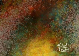 Kate Abstract Spray Colorful Backdrop for Photography Designed by Modest Brushes