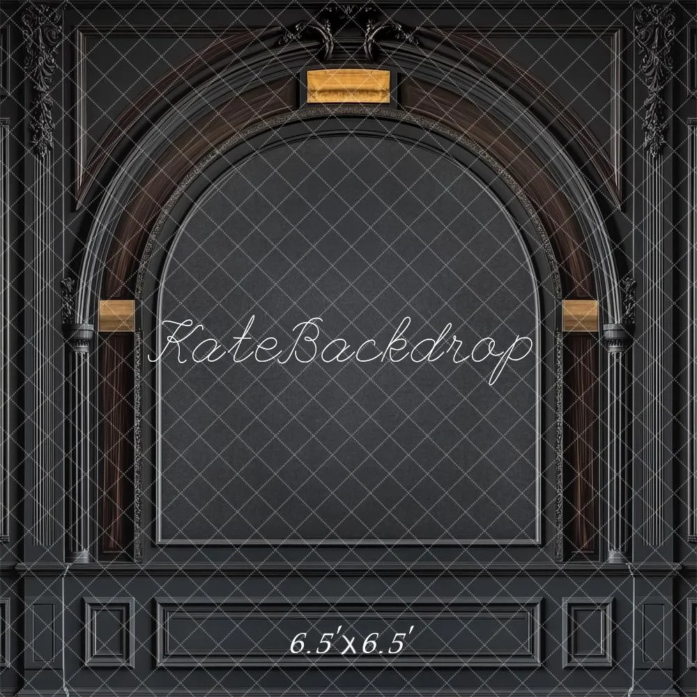 Kate Black Vintage Wall Arch Backdrop Designed by Mini MakeBelieve