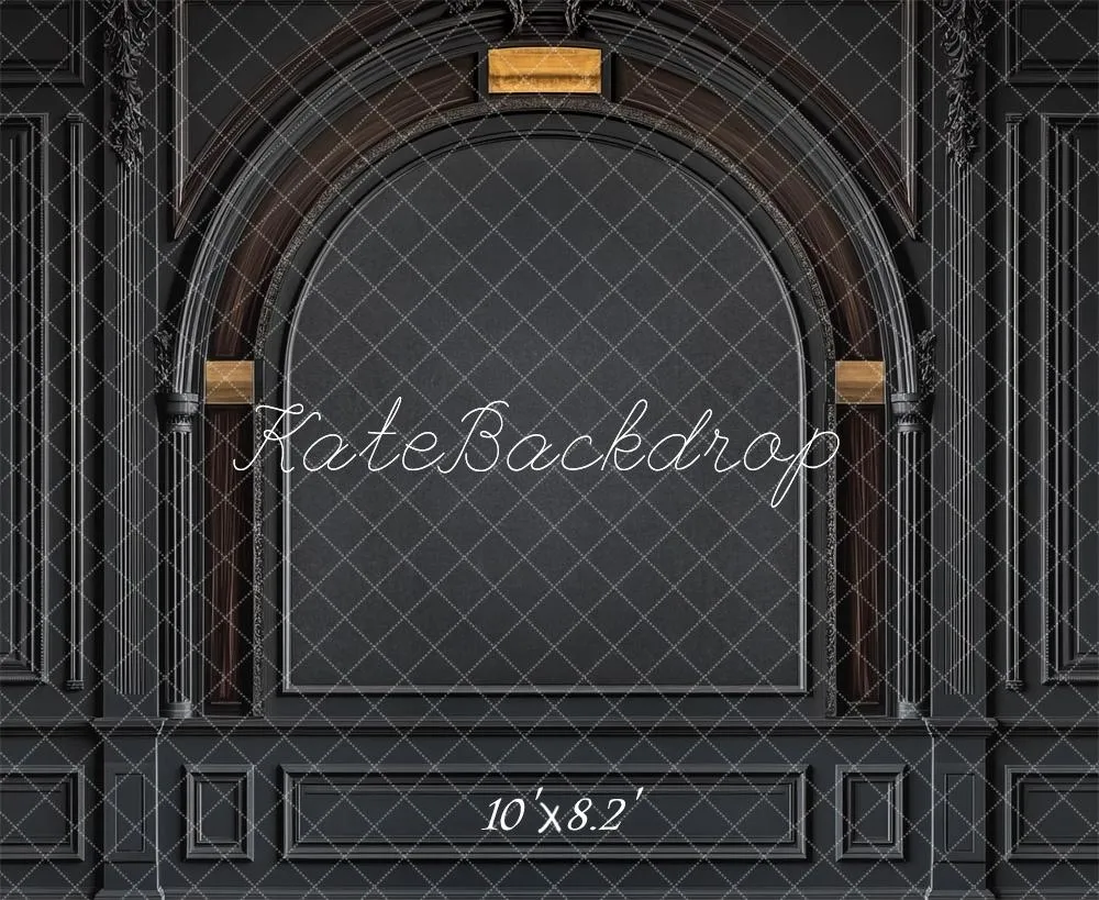 Kate Black Vintage Wall Arch Backdrop Designed by Mini MakeBelieve