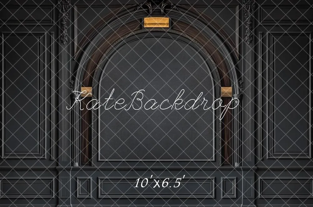 Kate Black Vintage Wall Arch Backdrop Designed by Mini MakeBelieve