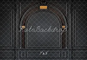 Kate Black Vintage Wall Arch Backdrop Designed by Mini MakeBelieve