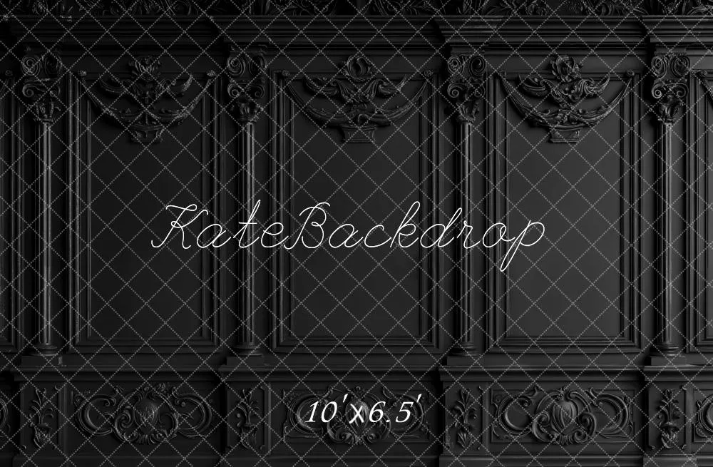 Kate Black Vintage Wall Backdrop Designed by Chain Photography