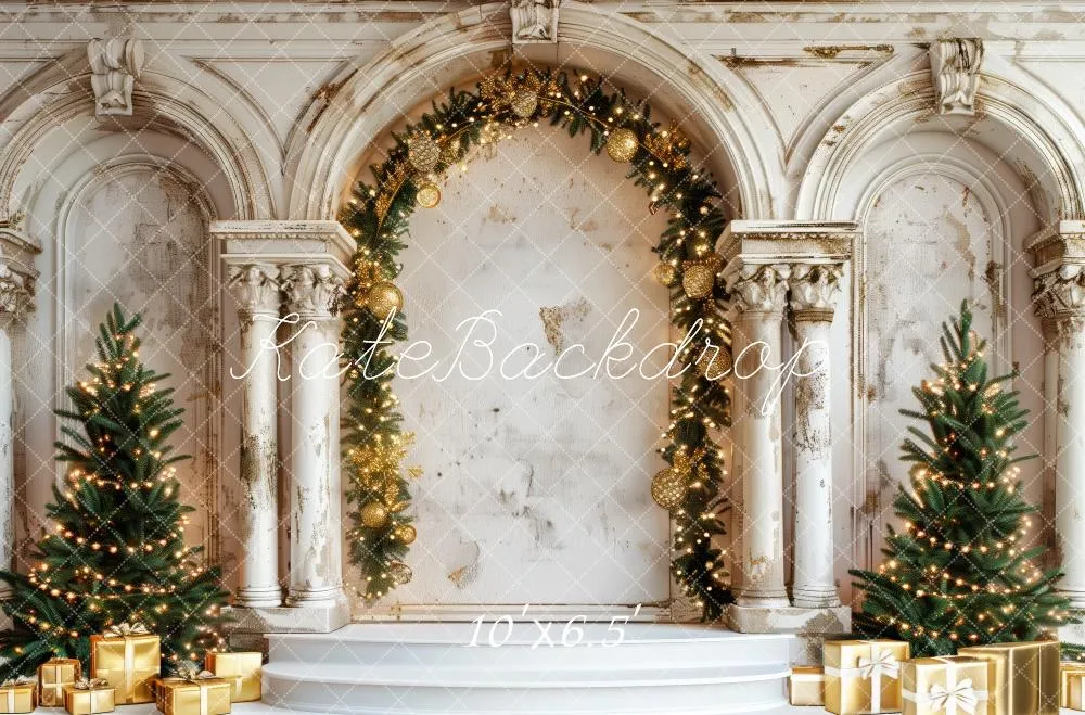 Kate Christmas Tree Vintage Arch Backdrop Designed by Patty Robert