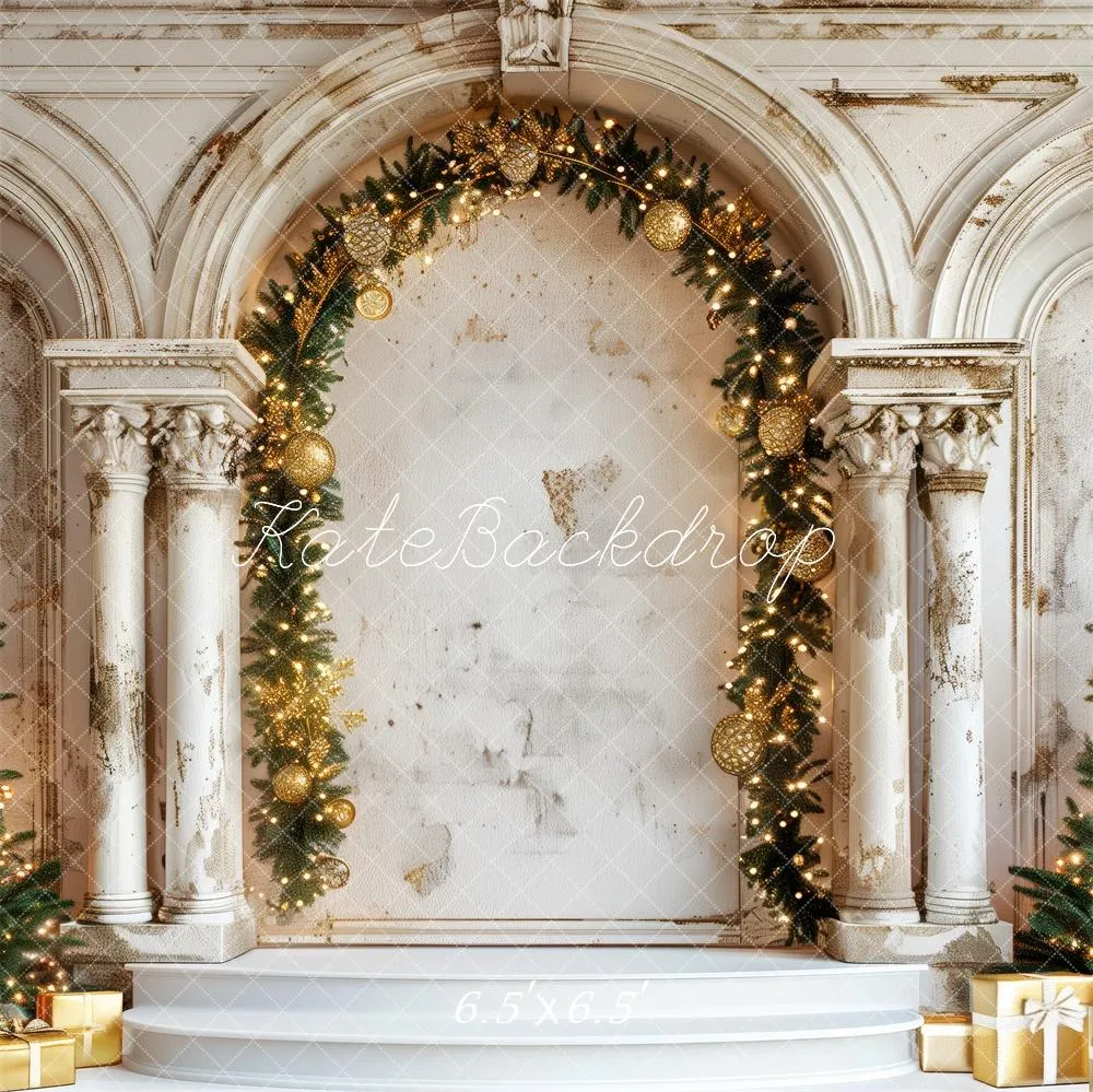 Kate Christmas Tree Vintage Arch Backdrop Designed by Patty Robert