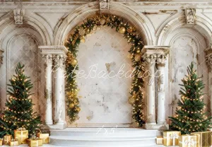 Kate Christmas Tree Vintage Arch Backdrop Designed by Patty Robert