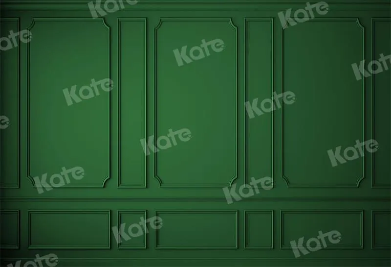 Kate Christmas Vintage Green Wall Backdrop for Photography