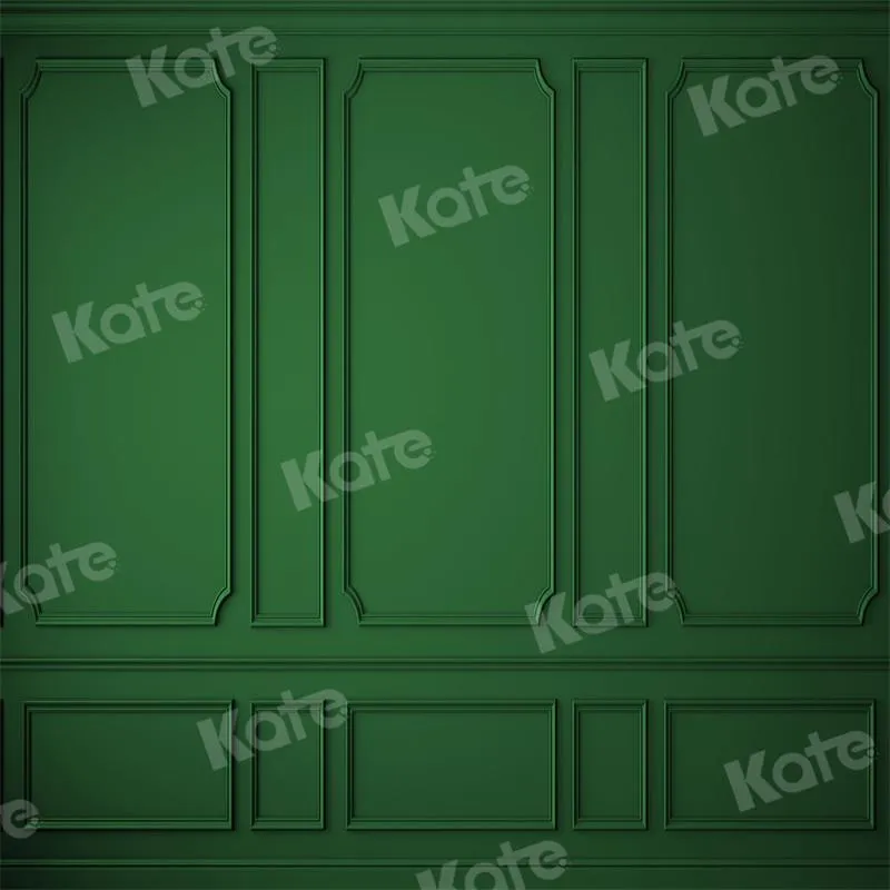 Kate Christmas Vintage Green Wall Backdrop for Photography