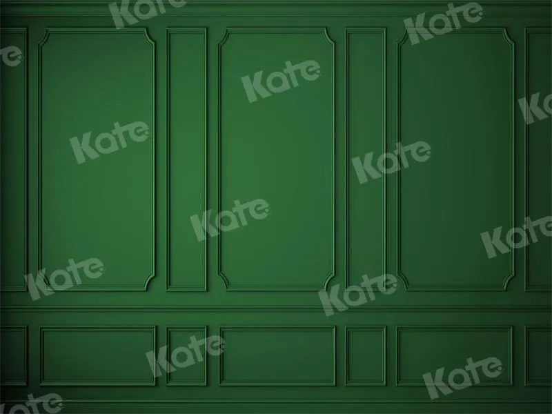 Kate Christmas Vintage Green Wall Backdrop for Photography