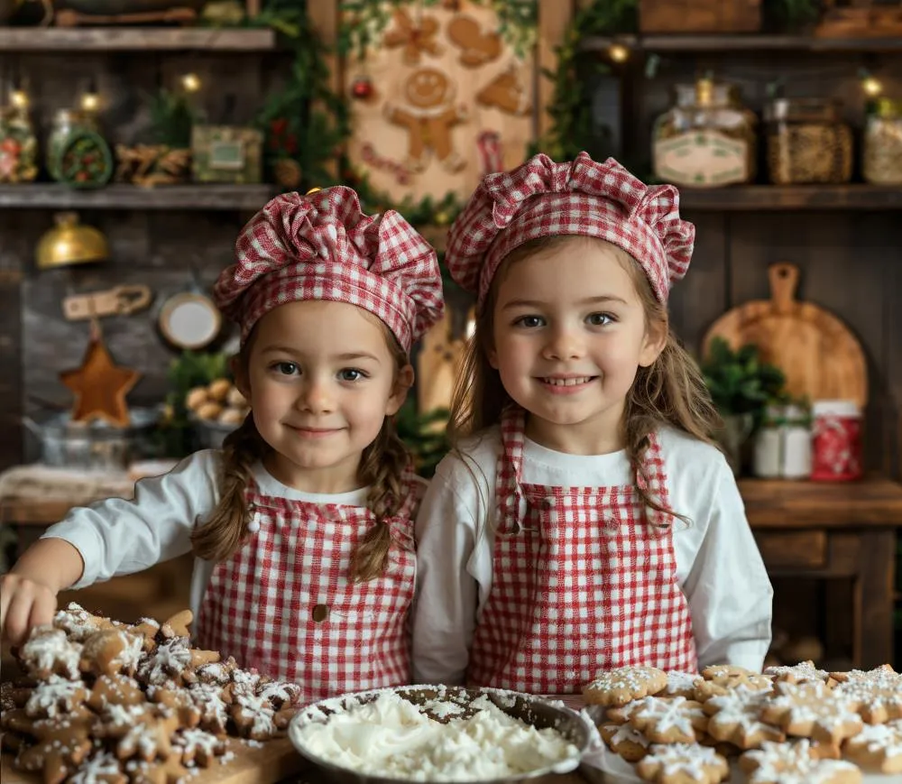 Kate Christmas Vintage Wooden Kitchen Backdrop Designed by Emetselch