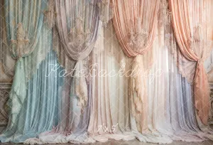 Kate Colorful Curtains Backdrop Designed by Emetselch