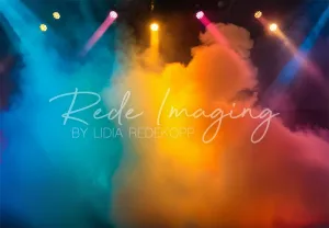 Kate Colorful Rainbow Smoke Show Stage Backdrop Designed by Lidia Redekopp