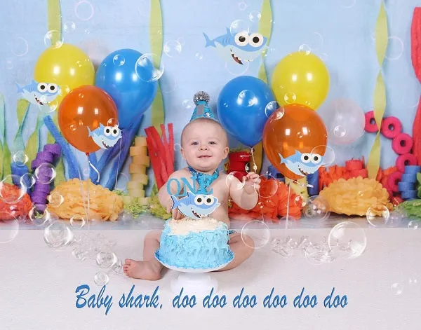 Kate Colorful Underwater Children Summer Backdrop Designed by Erin Larkins