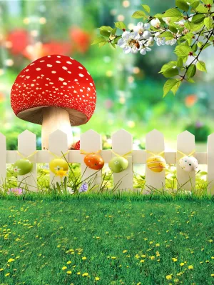 Kate Easter Backdrops Natural Scenery Spring Photography Background for Children Colorful Eggs Photo Background