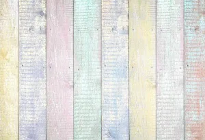 Kate Easter Colorful Wood Backdrop Photography