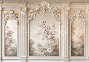 Kate Fine Art Interior Floral Vintage Wall Backdrop Designed by Mini MakeBelieve