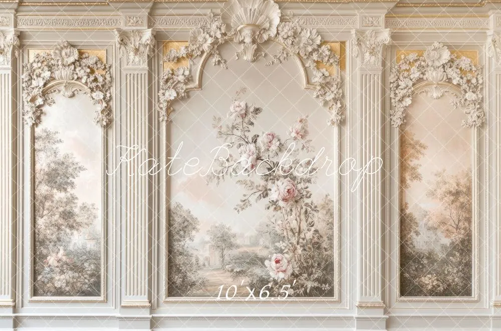 Kate Fine Art Interior Floral Vintage Wall Backdrop Designed by Mini MakeBelieve