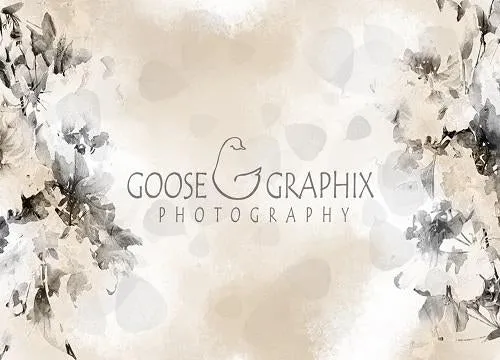 Kate Florals Backdrop Vintage Petals Designed by Amanda Moffatt