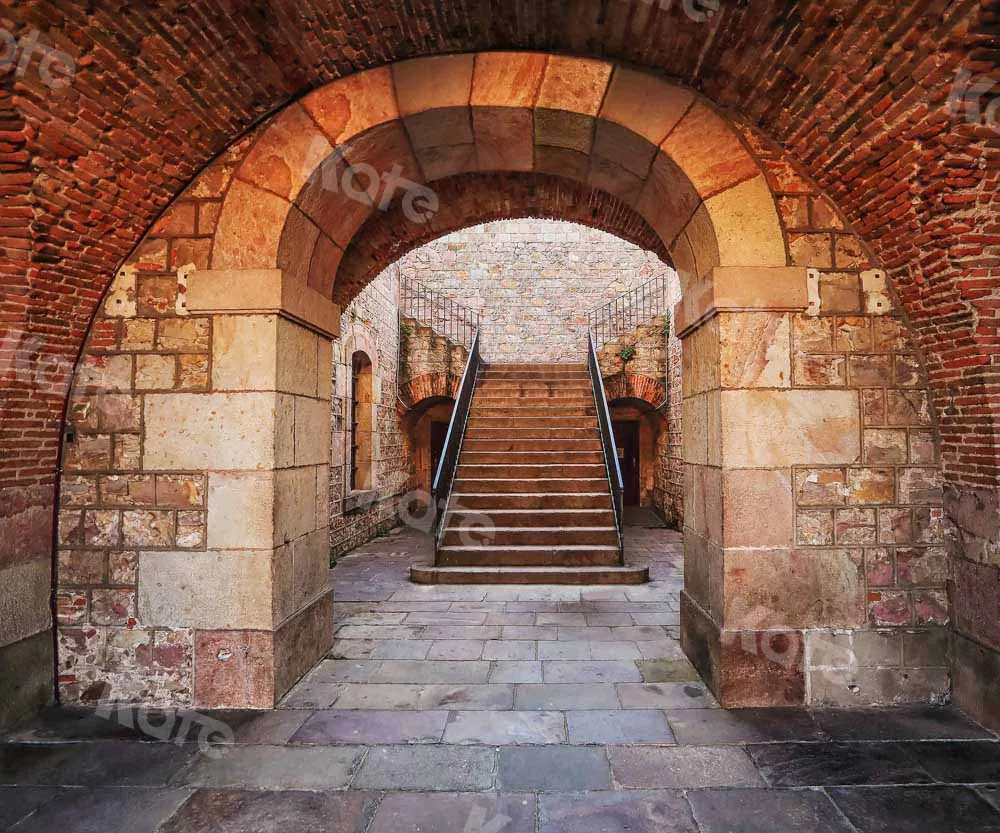 Kate Grand Staircase Vintage Architecture House Backdrop