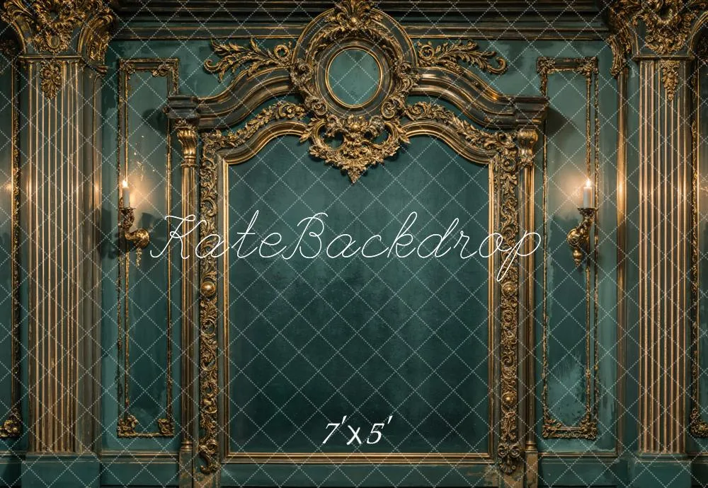 Kate Green Vintage Ornate Wall Backdrop Designed by Emetselch