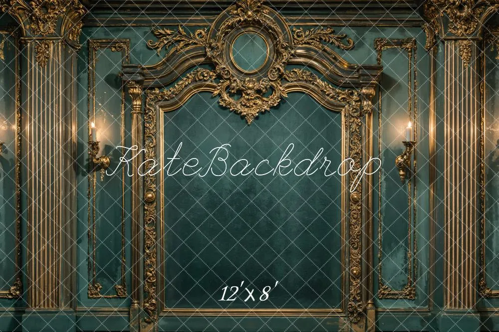 Kate Green Vintage Ornate Wall Backdrop Designed by Emetselch