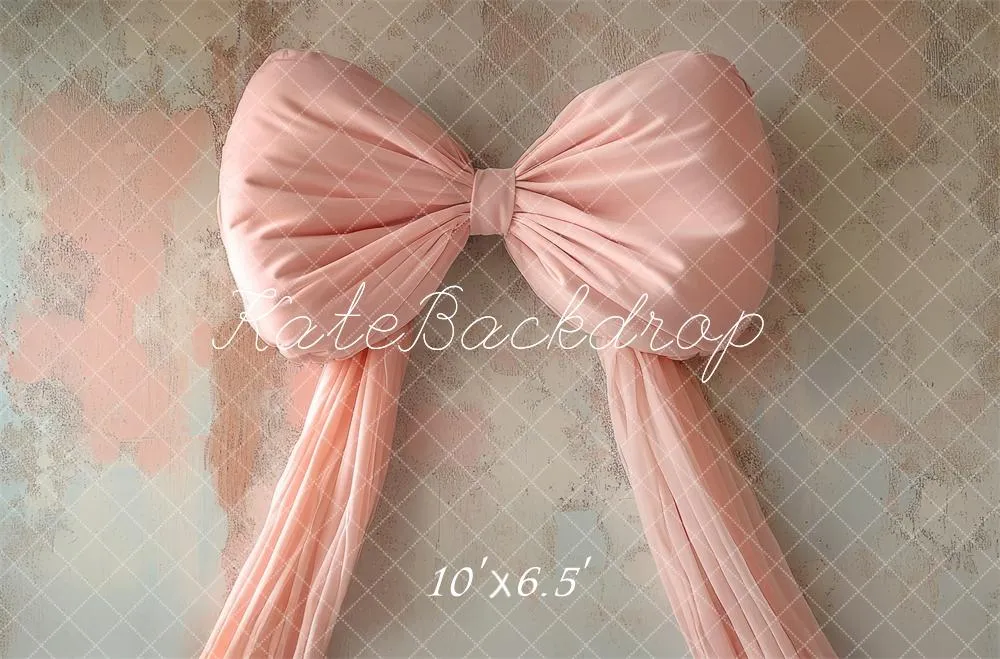 Kate Pink Big Bow Vintage Wall Backdrop Designed by Mini MakeBelieve
