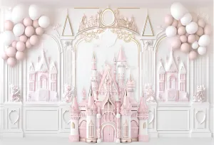 Kate Princess Room Castle Vintage Backdrop Designed by Ashley Paul