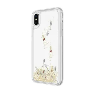 Kate Spade Phone Case iPhone X  Champagne Bottle Glass and Glitter