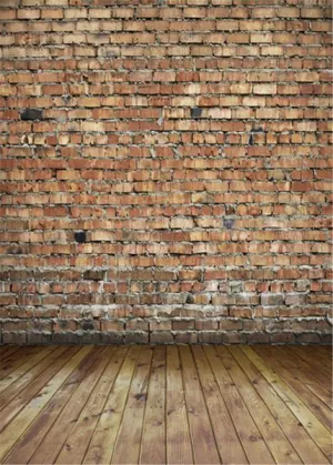 Kate Vintage Brick Wall Floor Photography Background