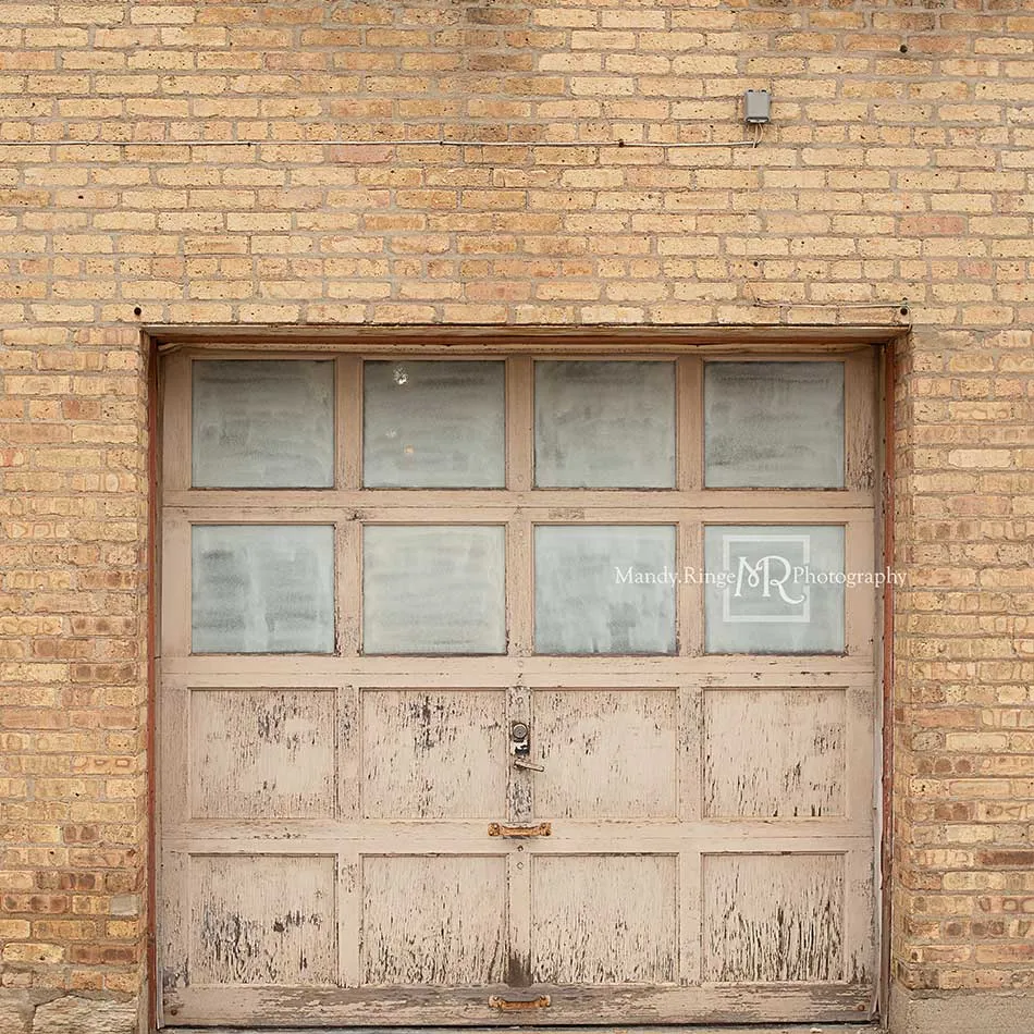 Kate Vintage Garage Door Backdrop Designed by Mandy Ringe Photography