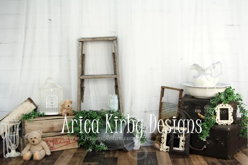 Kate Vintage Treasures Spring/Easter Backdrop designed by Arica Kirby