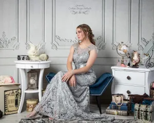 Kate Vintage Wall Parisian Style Classical Dressing Cabinet Backdrop for Photography Designed by Lisa Olson