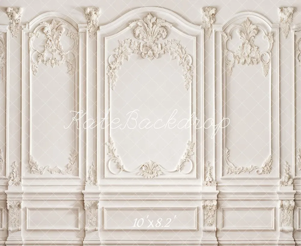 Kate White Vintage Fine Art Wall Backdrop Designed by Chain Photography
