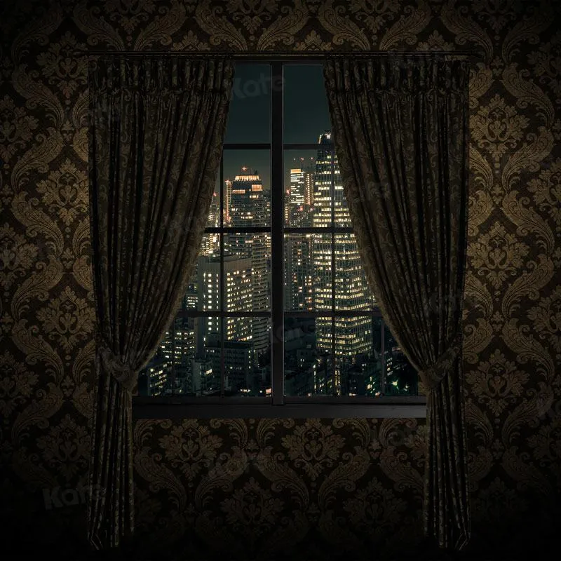 Kate Window Vintage City Sence Backdrop Designed by JS Photography