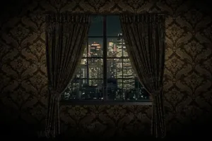 Kate Window Vintage City Sence Backdrop Designed by JS Photography
