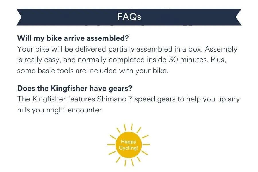 Kingfisher Commuter Bike