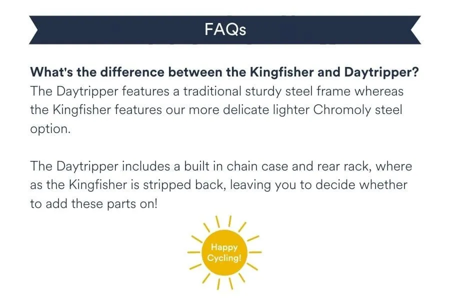 Kingfisher Commuter Bike