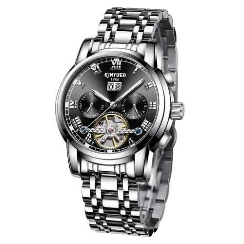 KINYUED JYD-J014 Stainless Steel Automatic Mechanical Watch
