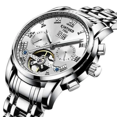 KINYUED JYD-J014 Stainless Steel Automatic Mechanical Watch