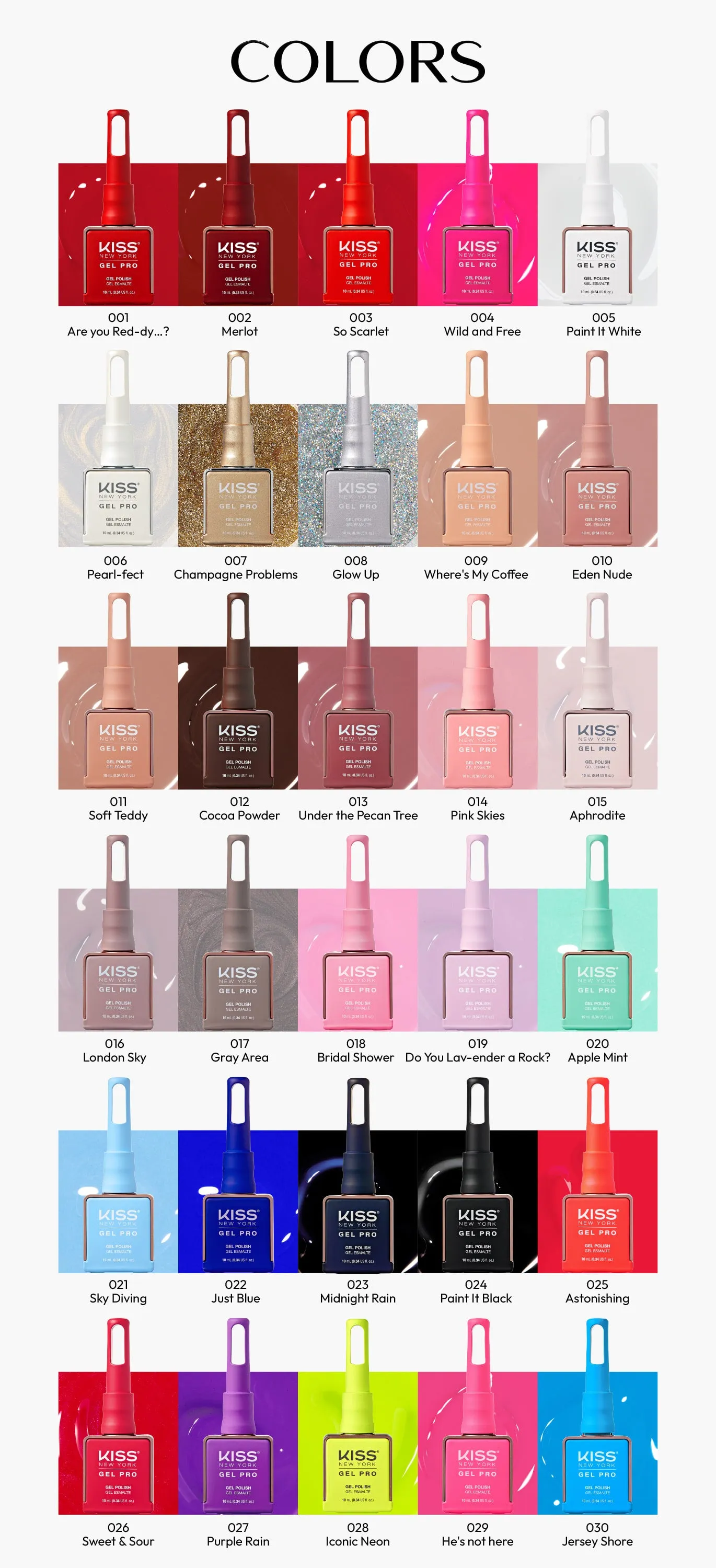Kiss New York - Gel Pro - 008 Glow Up