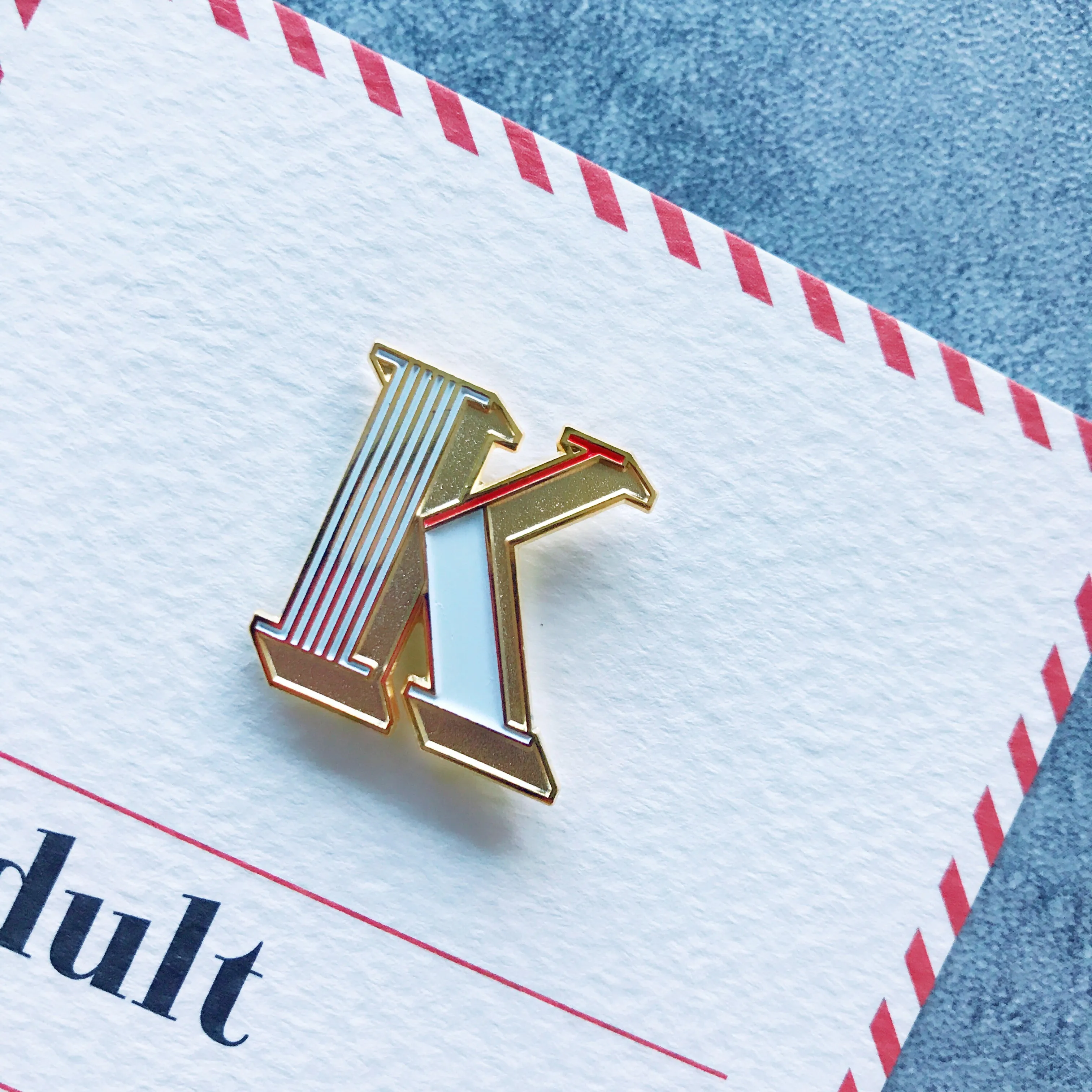 K/Kidult Pin Badge and Card