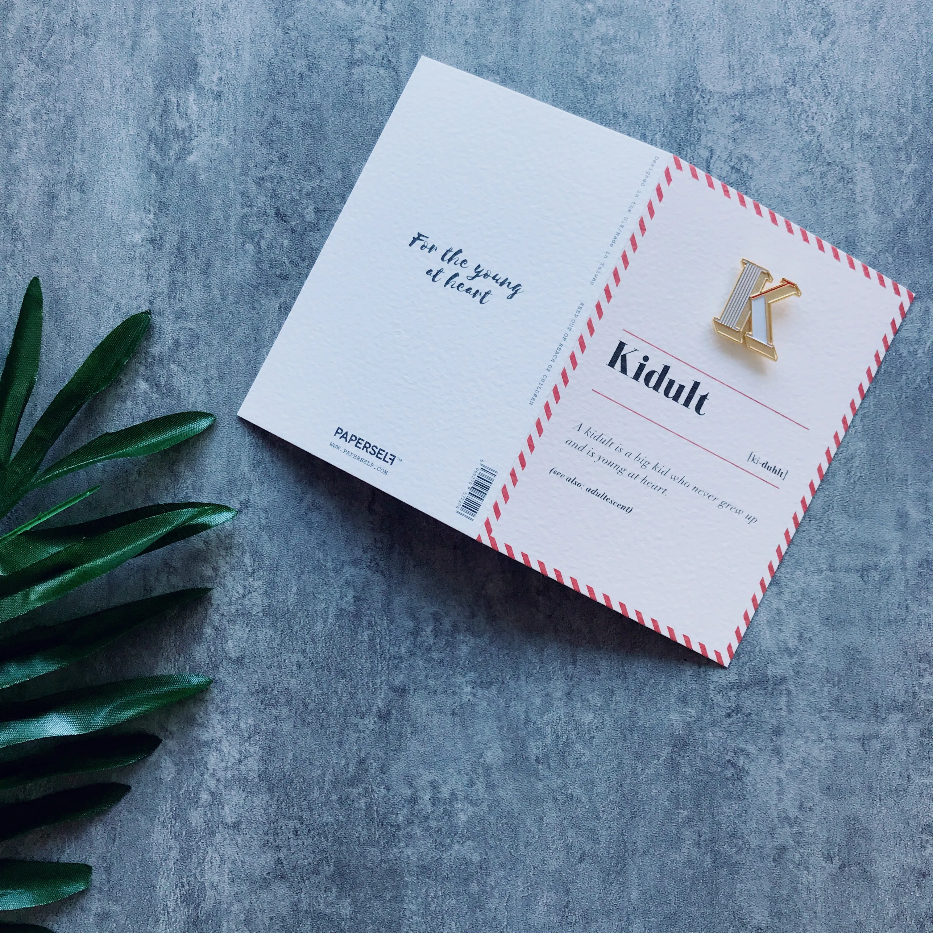 K/Kidult Pin Badge and Card