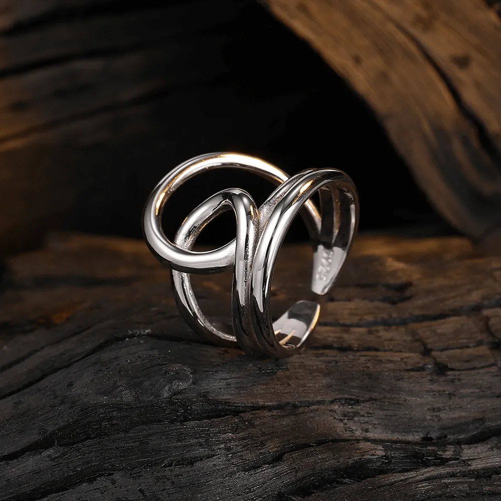 Knot Thumb Ring | Sterling Silver