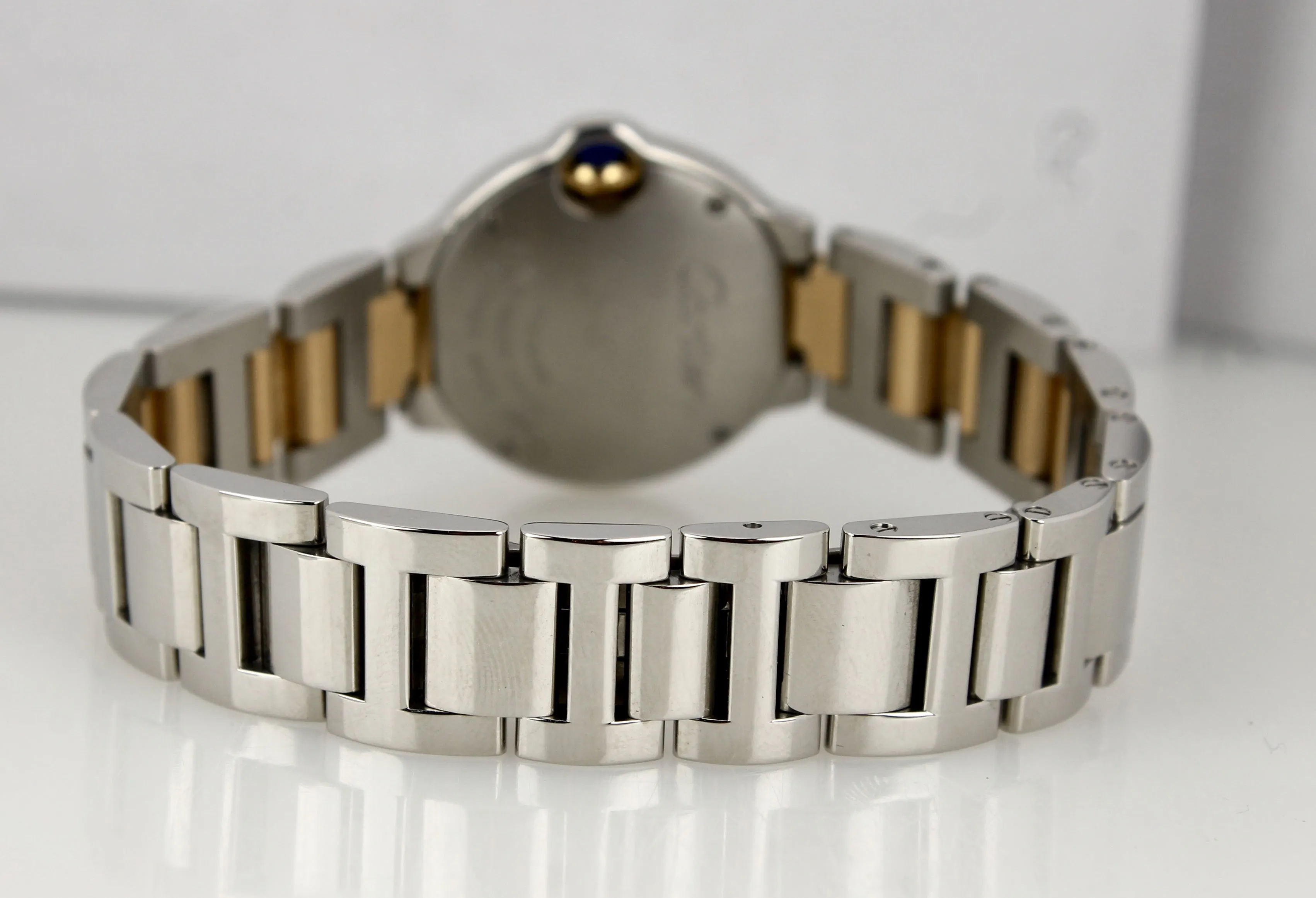 Ladies Cartier Ballon Bleu Quartz 28mm Two-Tone Stainless W2BB0010 3009 Watch