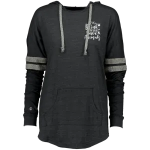 Ladies Hooded Low Key Pullover