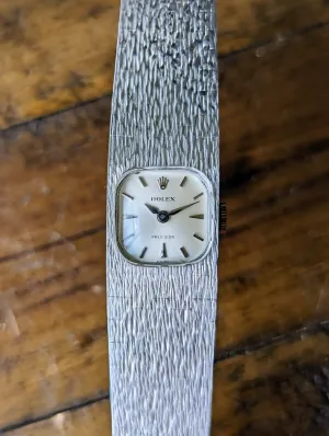 Ladies Rolex 18kt white gold